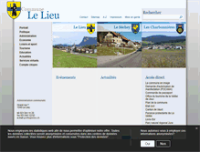 Tablet Screenshot of lelieu.ch